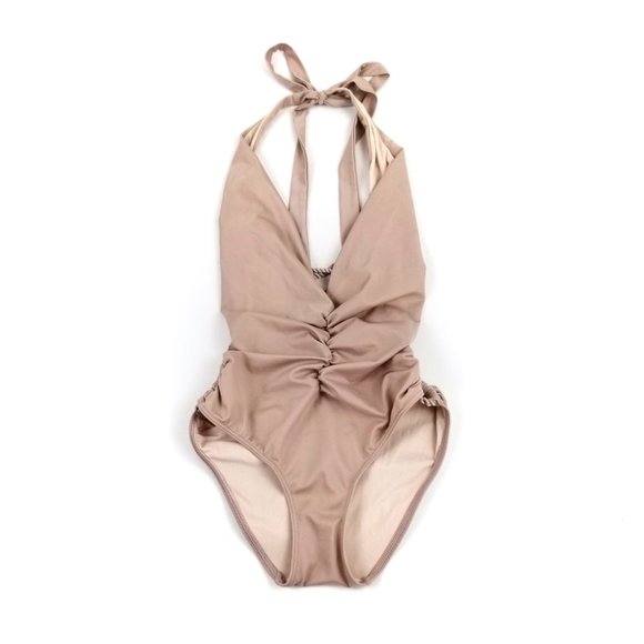 HAH | In A Ruch Monokini One Piece Swimsuit Beige - Picture 5 of 12